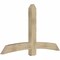 Ekena Millwork Bellingham Rough Sawn Timber Gable Bracket, Douglas Fir, 72"W x 42"H x 4"D x 6"F, 14/12 Pitch GBW072X42X0406BEL00RDF - alternate 3